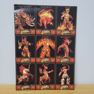 WRATH Unleashed Prerelease Promo Cards Uncut Sheet of 9 cards‎ 2003 Lucas Art